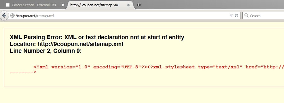 Lỗi XML SiteMap trong WordPress SEO