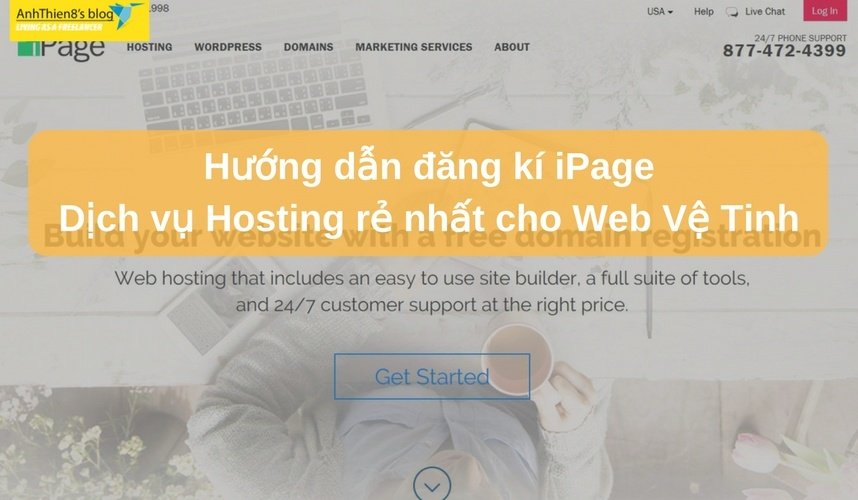 huong dan dang ki va cai dat wordpress tren hosting ipage a z 2018