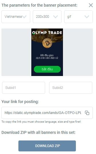 Download banner Olymp Trade
